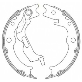 Колодки гальмівні барабанні (вир-во REMSA)