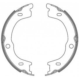 Колодка торм. барабан. KIA SORENTO 2.5CRDI 06-,3.3 V6 07- задн. (пр-во REMSA)