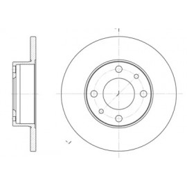 Диск гальмівний (вир-во REMSA)