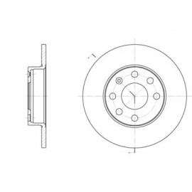 Диск гальмівний (вир-во REMSA)