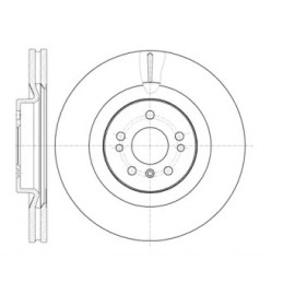 Диск гальмівний (вир-во REMSA)