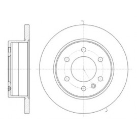 Диск тормозной MB SPRINTER задн. (пр-во Remsa)