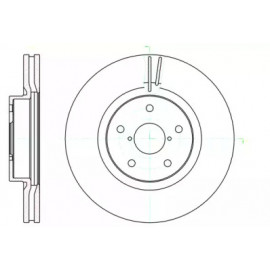 Диск гальмівний (вир-во REMSA)