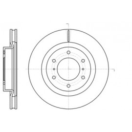Диск гальмівний (вир-во REMSA)