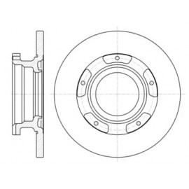 Диск гальмівний (вир-во REMSA)