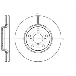 Диск гальмівний (вир-во REMSA)