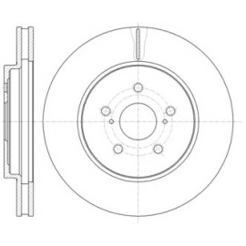Диск гальмівний (вир-во REMSA)