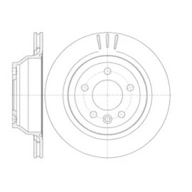 Диск гальмівний (вир-во REMSA)