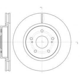 Диск гальмівний (вир-во REMSA)