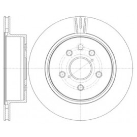 Диск гальмівний (вир-во REMSA)