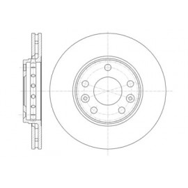 Диск гальмівний (вир-во REMSA)