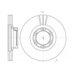 Диск гальмівний (вир-во REMSA)  Диск гальмівний (вир-во REMSA)