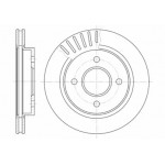 Диск гальмівний (вир-во REMSA) 
