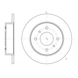 Диск гальмівний (вир-во REMSA)