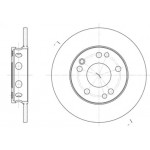 Диск гальмівний (вир-во REMSA)  Диск гальмівний (вир-во REMSA)