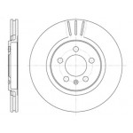 Диск гальмівний (вир-во REMSA) 