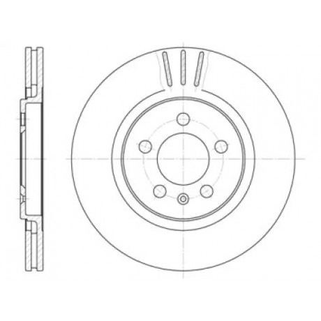 Диск тормозной SEAT, VW, передн., вент. (пр-во REMSA)