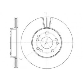 Диск гальмівний (вир-во REMSA)