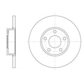 Диск гальмівний (вир-во REMSA)
