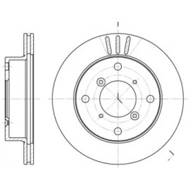 Диск гальмівний (вир-во REMSA)
