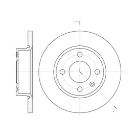 Диск гальмівний (вир-во REMSA)