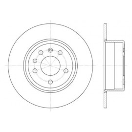 Диск гальмівний (вир-во REMSA)
