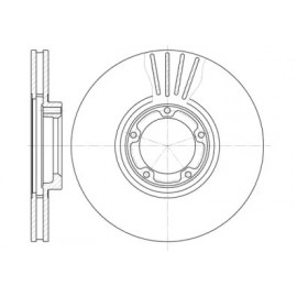 Диск гальмівний (вир-во REMSA)