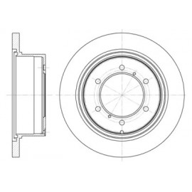 Диск тормозной MITSUBISHI PAJERO 91.04-,02.07- задн. (пр-во REMSA)