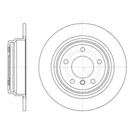 Диск гальмівний (вир-во REMSA)