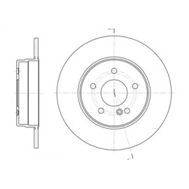 Диск гальмівний (вир-во REMSA)