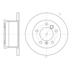 Диск гальмівний (вир-во REMSA)