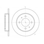 Диск гальмівний (вир-во REMSA) 