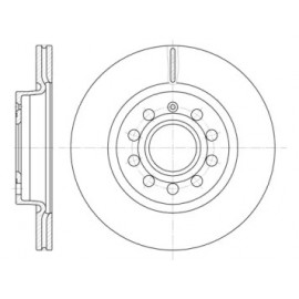 Диск гальмівний (вир-во REMSA)