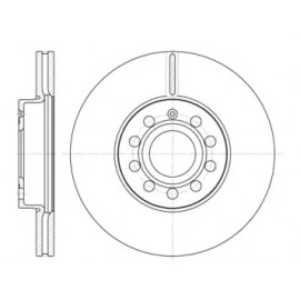 Диск гальмівний (вир-во REMSA)