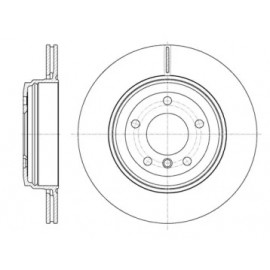 Диск гальмівний (вир-во REMSA)