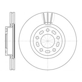 Диск гальмівний (вир-во REMSA)