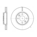 Диск гальмівний (вир-во REMSA) 