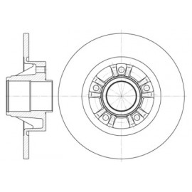 Диск гальмівний (вир-во REMSA)