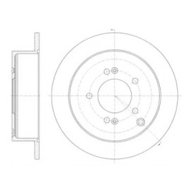 Диск гальмівний (вир-во REMSA)