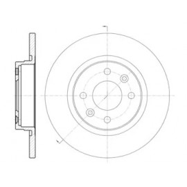 Диск гальмівний (вир-во REMSA)