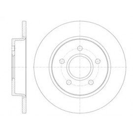Диск гальмівний (вир-во REMSA)