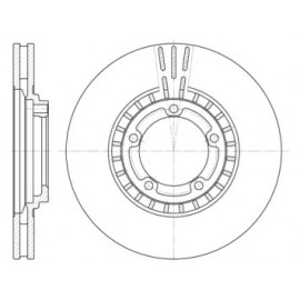 Диск гальмівний (вир-во REMSA)