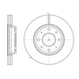 Диск гальмівний (вир-во REMSA)