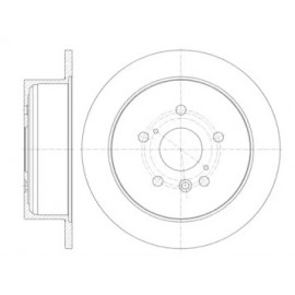 Диск гальмівний (вир-во REMSA)