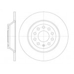 Диск гальмівний (вир-во REMSA) 