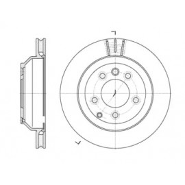 Диск гальмівний (вир-во REMSA)
