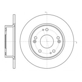 Диск гальмівний (вир-во REMSA)