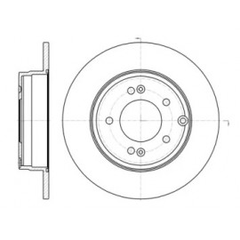 Диск гальмівний (вир-во REMSA)