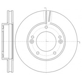 Диск гальмівний (вир-во REMSA)