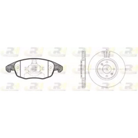 Комплект гальмівний передн. CITROEN BERLINGO,C4;PEUGEOT 5008,PARTNER 06/06- (вир-во REMSA)